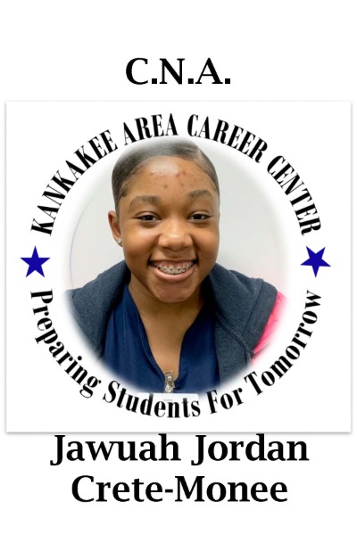 Jawua Jordan, C.N.A. Student of the Quarter